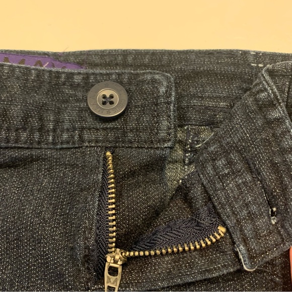 Womens 5 Juniors MILEY CYRUS MAX AZRIA Blue Rinse Denim Scrunch Micro Mini Skirt - Picture 3 of 10